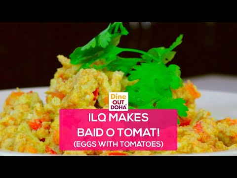 Qatari breakfast: Tomatoes and eggs recipe