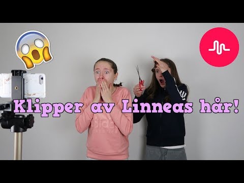 Klipper av Linneas hår i en musical.ly | går av på riktigt!
