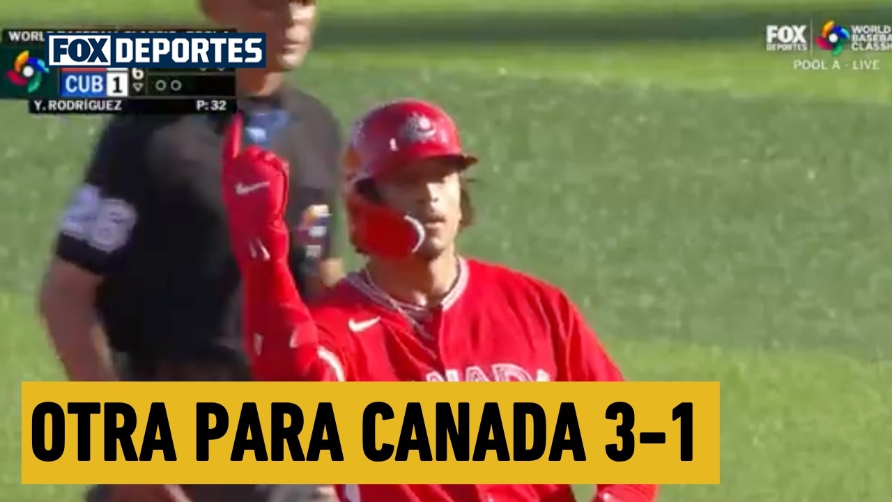 💪 ¡OTRA MÁS PARA CANADÁ! | Canadá 3-1 Cuba | WBC 2026