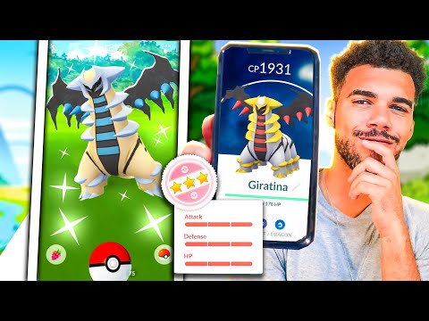 GIRATINA 100% E SHINY A MELHOR CAÇADA DA MINHA VIDA - POKEMON GO | Cris |