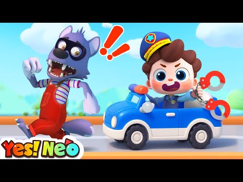 Strangers, Go Away! | Neo Opens His Own Police | Nursery Rhymes & Kids Songs | Yes! Neo