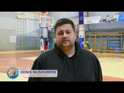 Denis Nusdorfer pred odločilno tretjo tekmo četrtfinala proti Slovanu