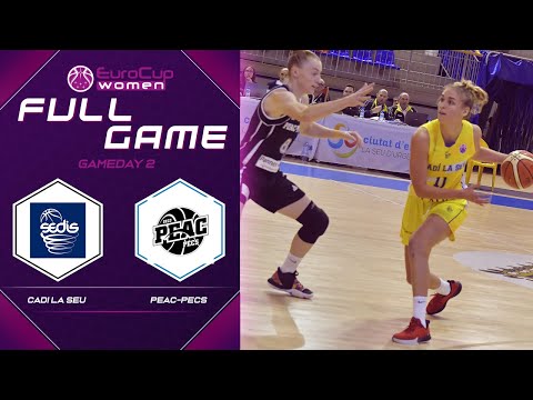 Cadi La Seu v PEAC-Pecs - Full Game - EuroCup Women 2019-20