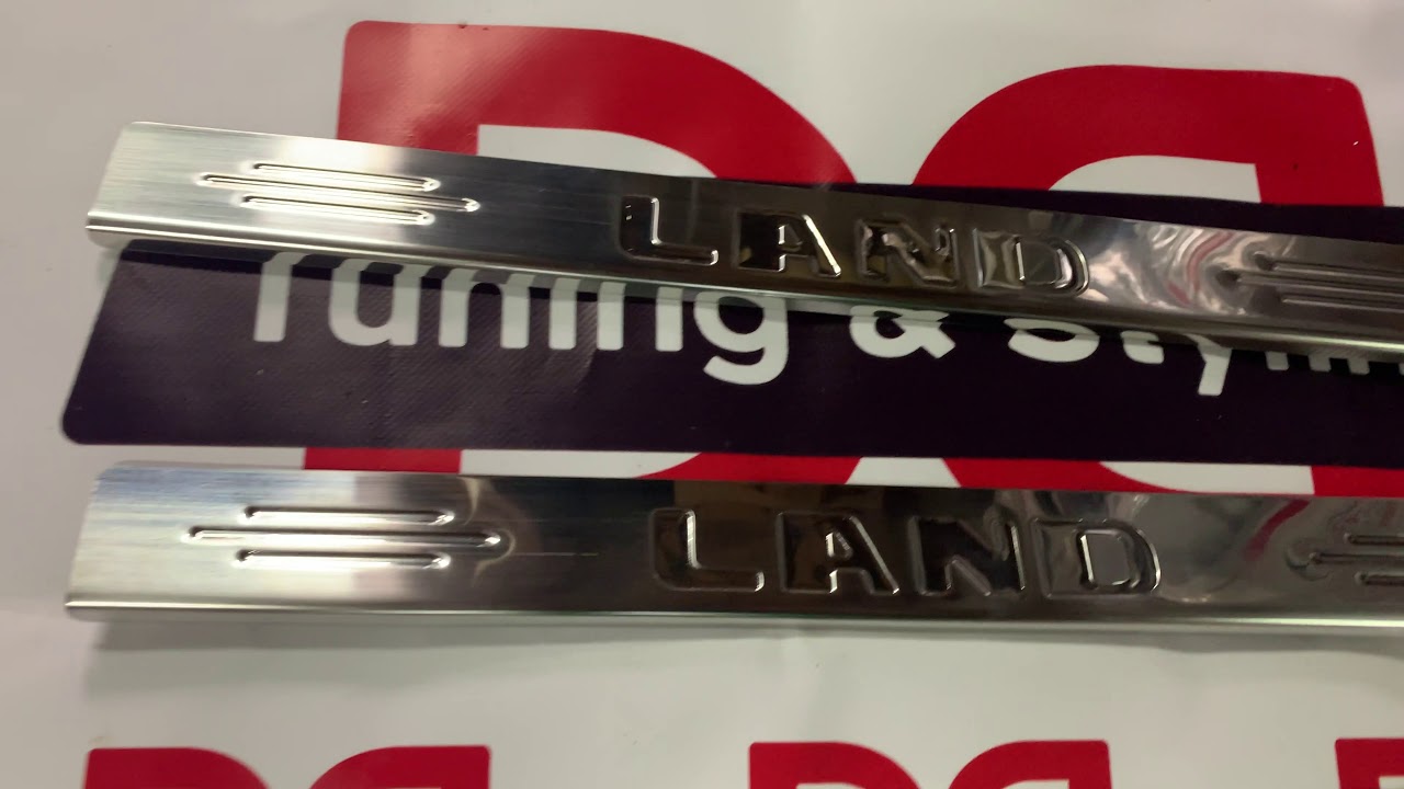 Toyota Land Cruiser 100 1998-2007 рр. Накладки на пороги Carmos (4 шт, нерж.) Video 1