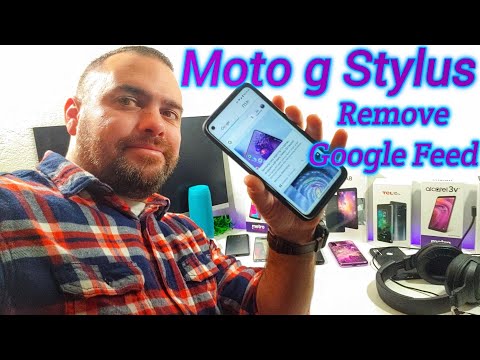 Moto G Stylus How to remove Google/Metro feed from home screen.