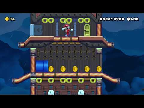 Rooftop Ninja (Super Mario Maker 2)