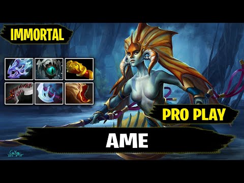 Naga Siren 7.27d Pro Gameplay by Ame IMMORTAL Rank Dota 2