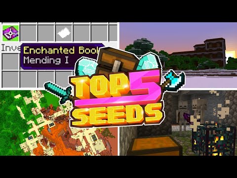 Minecraft Bedrock | TOP 5 BEST SEEDS | AMAZING MULTI BIOME SEED! (PE, Xbox, PS4, Switch & W10)
