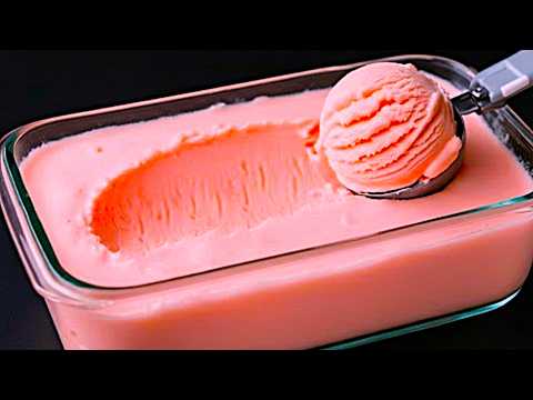 Don't buy ice cream at the store! Here is the best strawberry ice cream recipe! The taste will amaze