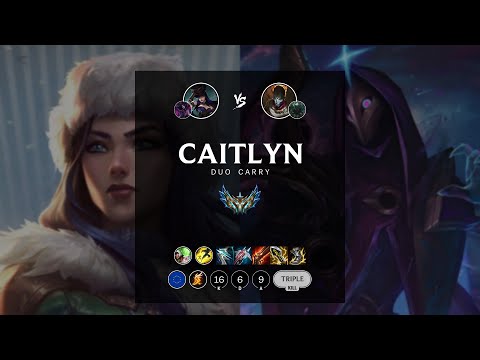 Caitlyn ADC vs Jhin - EUW Challenger Patch 12.6