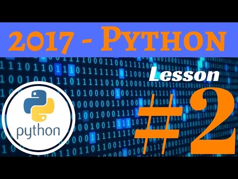 2017 Python Programming Lesson 2