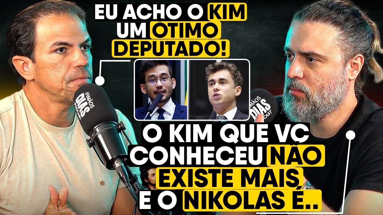 NANDO MOURA sobre NIKOLAS FERREIRA e KIM KATAGUIRI
