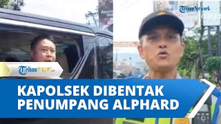 Polisi yang Atur Lalin & Dibentak Penumpang Alphard Ternyata Kapolsek Sukaresik Polres Tasikmalaya
