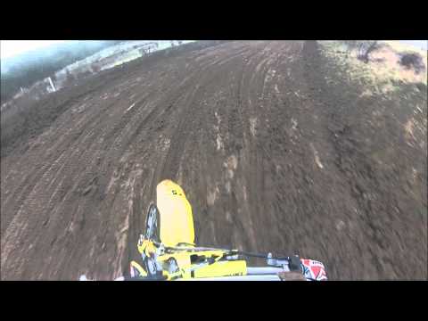 125 2 stroke vs 250 4 stroke mx battle at Salters Lane!
