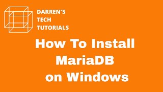 YouTube Thumbnail for How To Install MariaDB on Windows