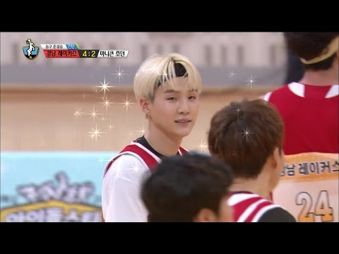 【TVPP】 SUGA(BTS) - First goal, 슈가(방탄소년단) - 이번 대회 첫 득점 @ 2015 Idol Star Championships