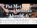 Pat Metheny / Brad Mehldau "Ahmid-6" TAB譜 | Jazz Guitar