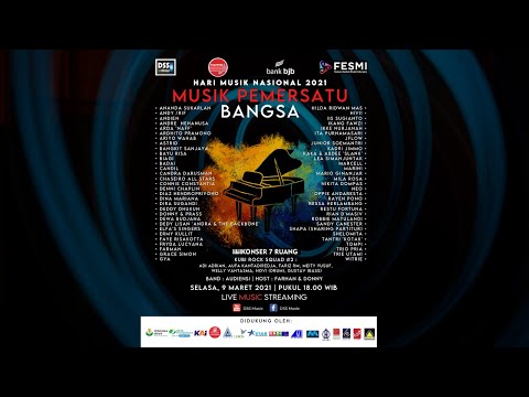 Hari Musik Nasional 2021 "Musik Pemersatu Bangsa" - Konser7Ruang