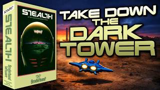 STEALTH on Atari Home Computers | Fly Low & DEMOLISH the DARK TOWER!