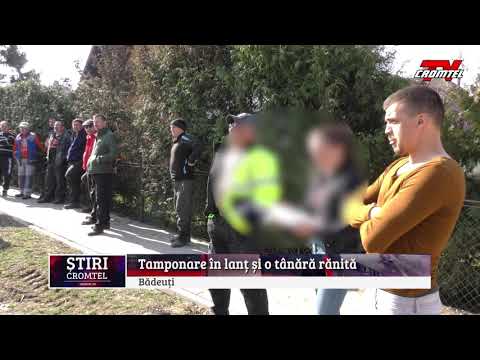 CROMTEL TV NEWS - Chain collision and a young woman injured
