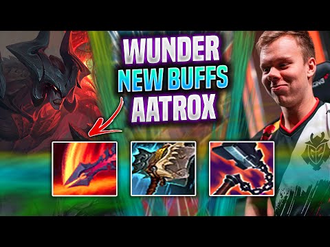 WUNDER IS READY TO PLAY AATROX NEW BUFFS! - FNC Wunder Plays Aatrox Top vs Graves! | Season 2022