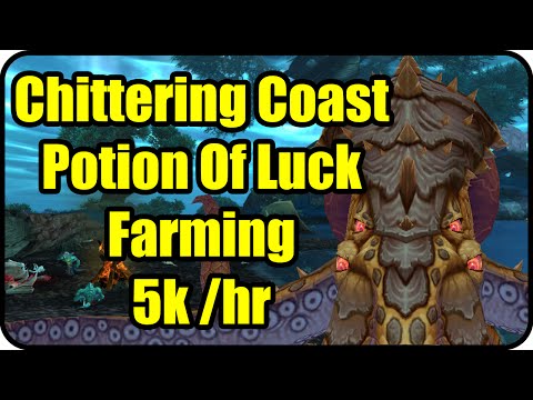 WoW Gold Farming Patch 6.2.4: Chittering Coast Gold Making - Potion of Luck Farming - WoD Gold Guide