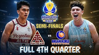 WHAT A GAME!! PERPETUAL ALTAS vs BK ACADEMY - FULL 4TH QUARTER | Roxas City Invitational Tournament