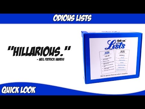 LLU Quick Look: Odious Lists