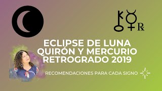 Eclipse de luna con planetas retrógrados