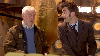 Wilf  bord du Tardis - Doctor Who Confidential