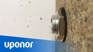 Uponor in practice: Connections in dry walls DE video