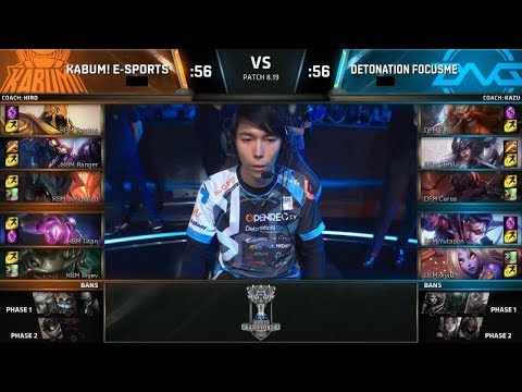 [JP放送]KBM(Titan Vel'Koz) VS DFM(Yutapon Vayne) Highlights - Worlds 2018 Play-In Day3