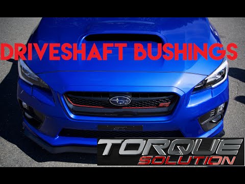 TORQUE SOLUTION DRIVESHAFT BUSHING --INSTALL & REVIEW-- 2016 STI