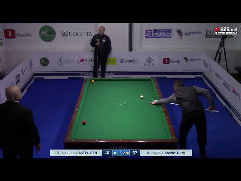 Campostrini Ennio VS Castelletti Calogero - 21° Campionato Italiano Brescia