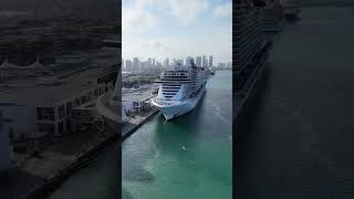 Port of Miami.  #cruiseship #cruiseline #norwegian #royalcaribbean #msc