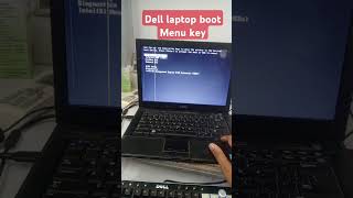 Dell laptop manual boot menu