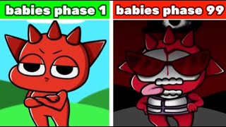 BABIS sprunki phase 1 VS BABY sprunki phase 99 (new mode)
