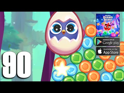 Angry Birds Dream Blast ]90[ Gameplay Walkthrough - Stage 385 386 (Android, iOS)