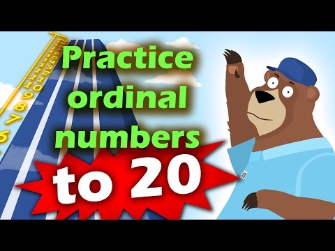 Ordinal Numbers 1-20 for Kids | Preschool & Kindergarten Math | Kids Academy