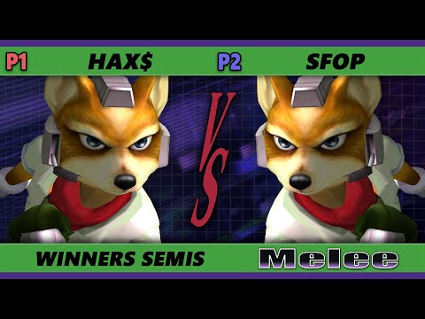 S@X 388 Online Winners Semis - Hax$ (Fox) Vs. SFOP (Fox) Smash Melee - SSBM