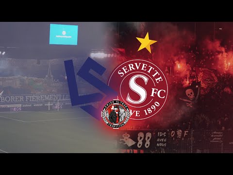 Lausanne Sport 0:1 Servette FC | 01.03.2025 | Choreo, Pyro, Fanchants | Swiss.Ultras.Tradition