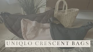Uniqlo Crescent Bags | REVIEW & WHAT I CARRY