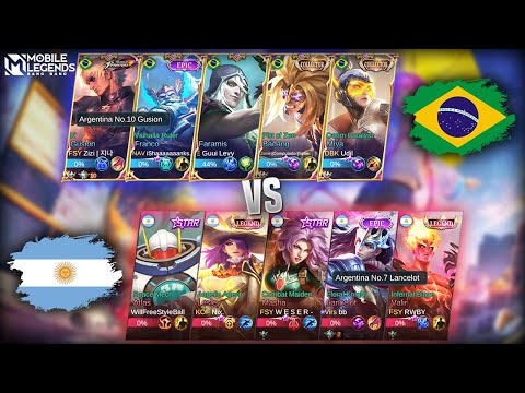 ARGENTINA No. 10 Gusion vs. ARGENTINA No. 7 Lancelot!! | National Arena Contest MLBB