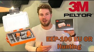 3M Peltor EEP-100 EU OR Hunting (orange) - aktive Gehörschutzstöpsel für den Jagd- und Schießsport
