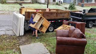 Video! Big Furniture Removal and Junk Removal