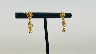 22 Karat Gold Baby Earrings - RJ-GER220