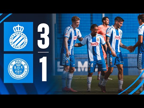 ⚽ RESUM | RCD Espanyol 3-1 PAU FC | Amistós