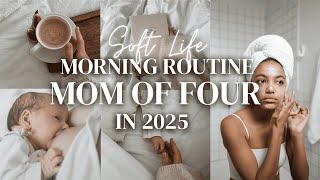 Morning Routine with a Baby & Toddler | Mom of Four // Soft Life 🤍🕊️🫧