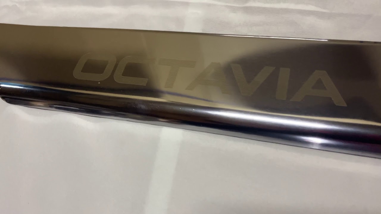 Накладки на пороги Carmos (8 шт., нерж.) Video 1