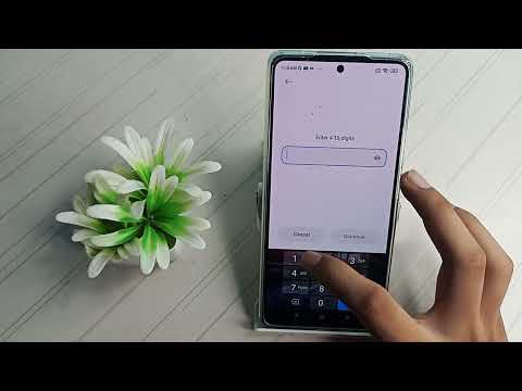 How to set Pin password Xiaomi 11T pro
